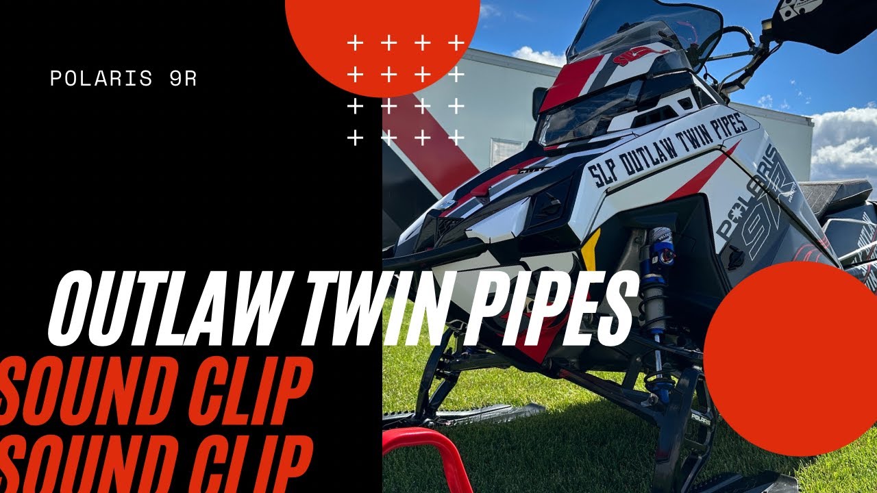 Starting Line Products | Polaris 9R Outlaw Twin Pipes Sound Clip