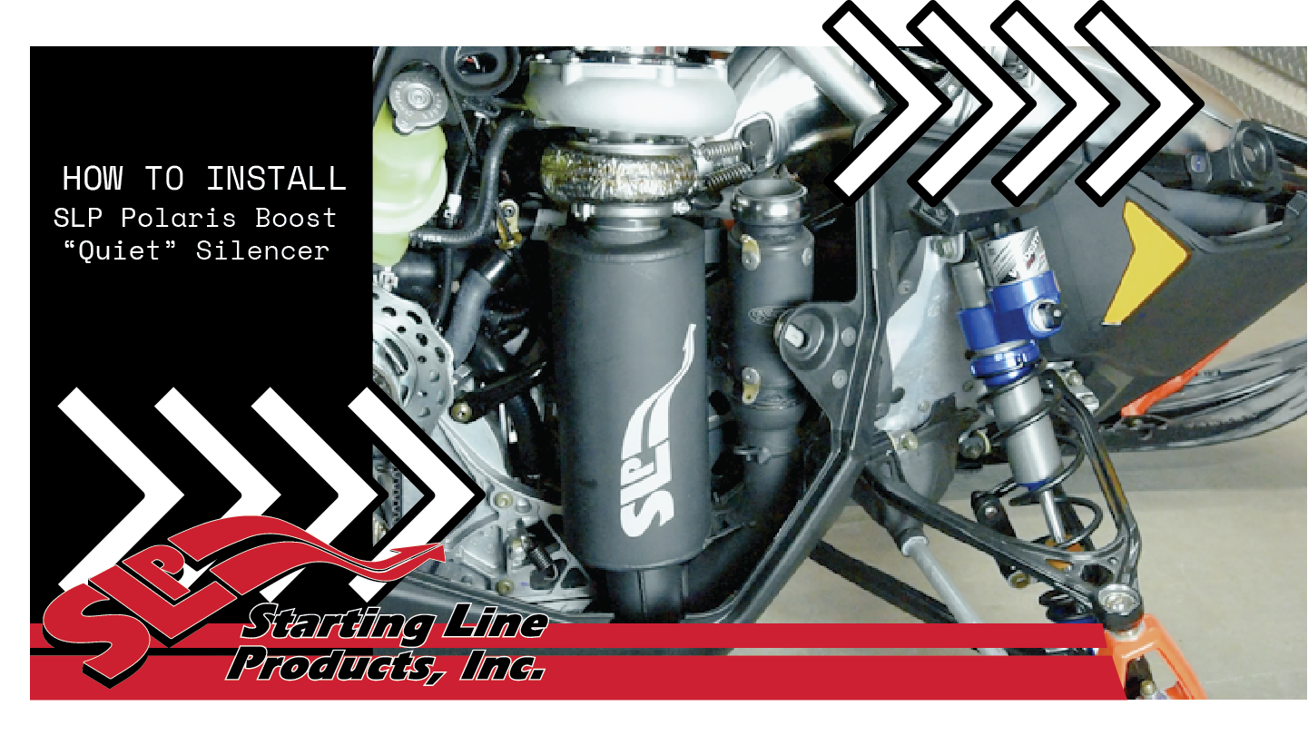 Starting Line Products | How to install Polaris Boost "Quiet" Silencer